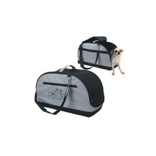 Economic fold cute custom make grey dog travel bag
