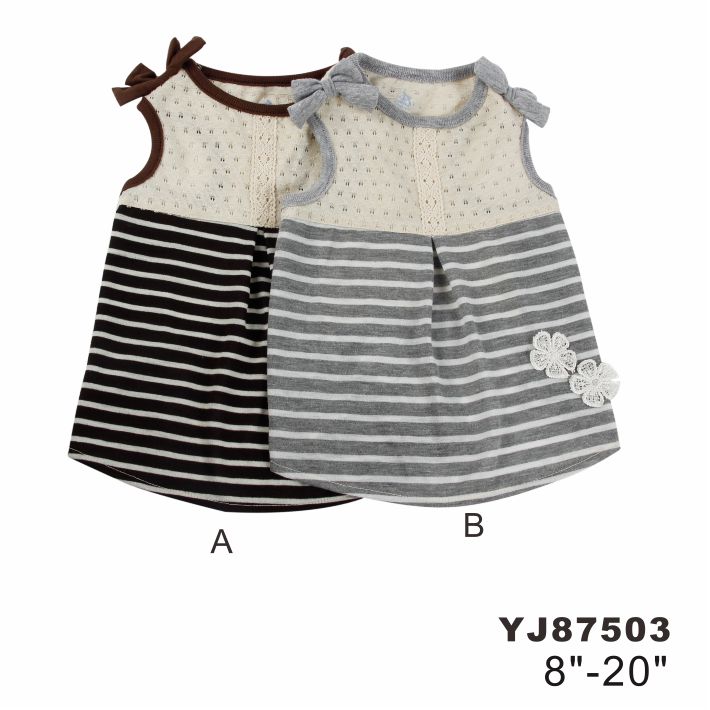 Spring Summer Color Logo Customize Stripe Dog Clothes