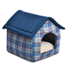 Portable Cute Soft Fabric Indoor Warm Pet Dog House