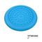 9 Inch Blue Flat Shape TPR Foam Chew Training Pet Puppy Dog Play Toy