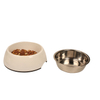 Anti-bite personalized stainless steel pet cat dog bowls