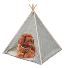 Foldable Indoor Wooden House Pet Dog Cat Indian Tent