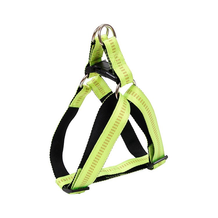 Wholesale three color polyester fabrics small soft dog harness