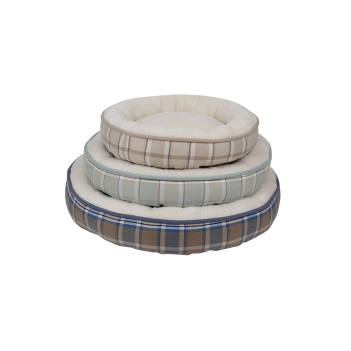 Polyester Fashion Cute Round Portable Dog Bed