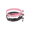 Small Pet Neck Decoration Safety Adjustable Nylon Lovely Dog Puppy Cat Collar With Bell