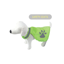 Custom Printed Pet Products Green Protection Reflective Safety Dog Vest