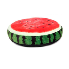 Fruit Design Plush Pet Cushion Watermelon Pet Bed For Dogs