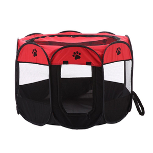 Portable Folding Carrier Pet Tent, Breathable Outdoor Dog Tent, Travel Round Durable Pet House