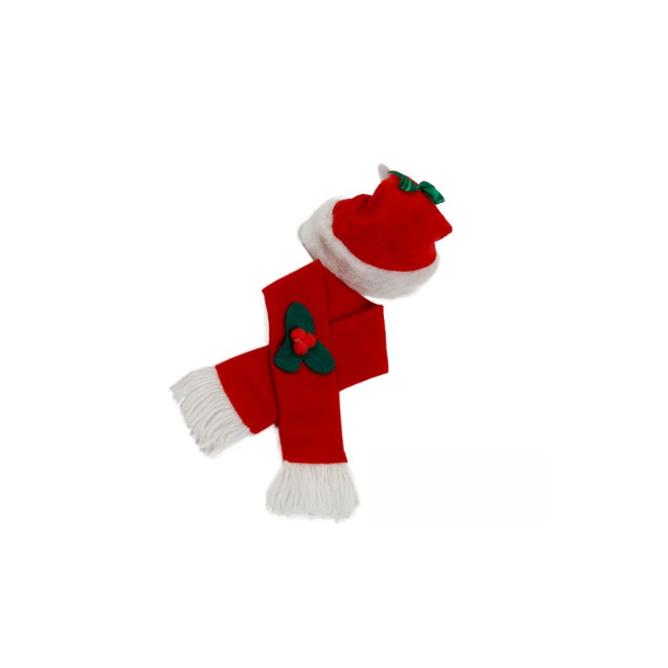 Holiday Party Fancy Red Dress Christmas Dog Clothes