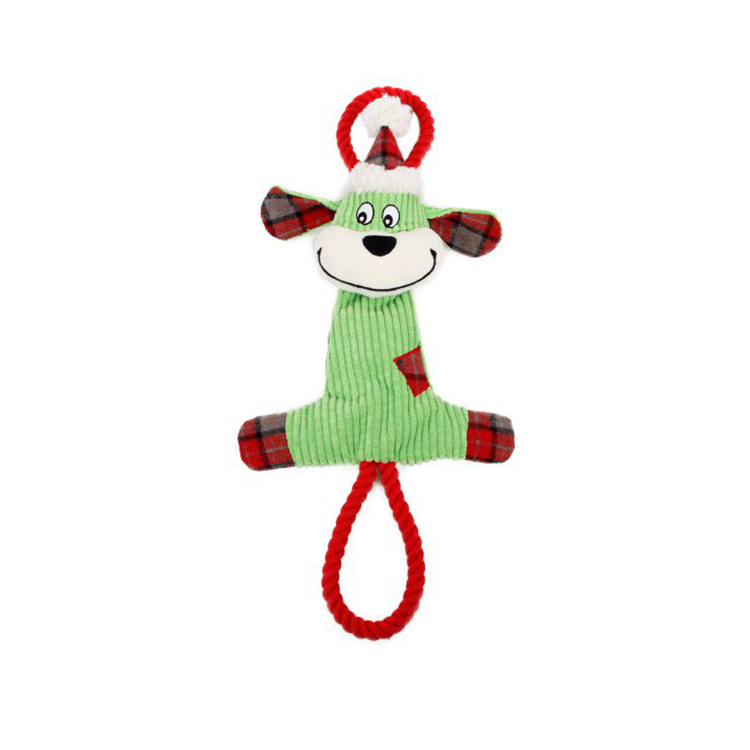 Soft Custom Mouse Christmas Plush Pet Dog Toys For Small Dogs