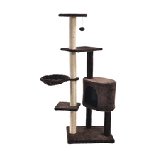 Eco-Friendly Playhouse Sisal Covered Scratching Posts Cat Tree Tower