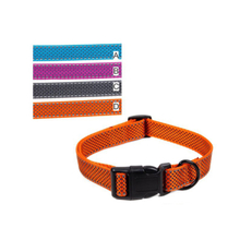 Customized dog collar nylon,Orange pet retractable collar dog