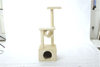 Wholesale Fashion Beige Luxury Tall Cat Climbing Tree With Cave