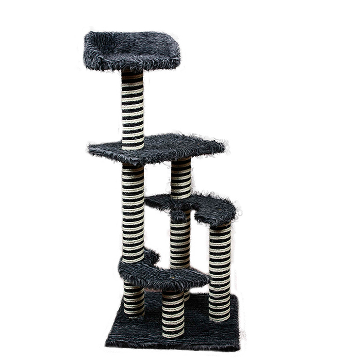 Cat Tower Tree,plush Design Pet Scratch Frame Cat Tree Tower