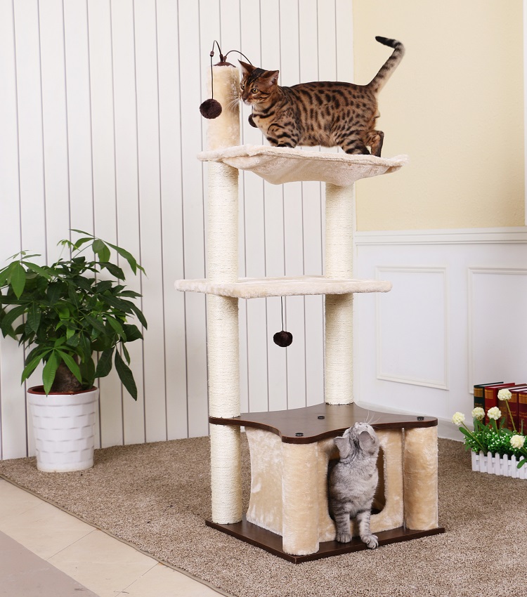 Wholesale Cat Tree,Large Cat Furniture,Post Cat Scratching Tree