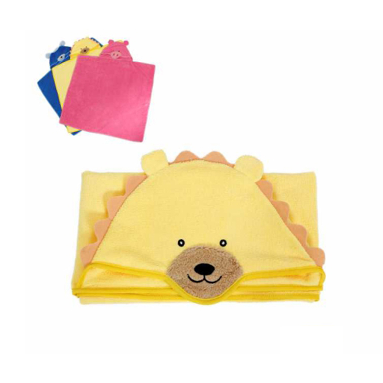 Absorbent Animal Head Shape Large Cotton Soft Dog Towel