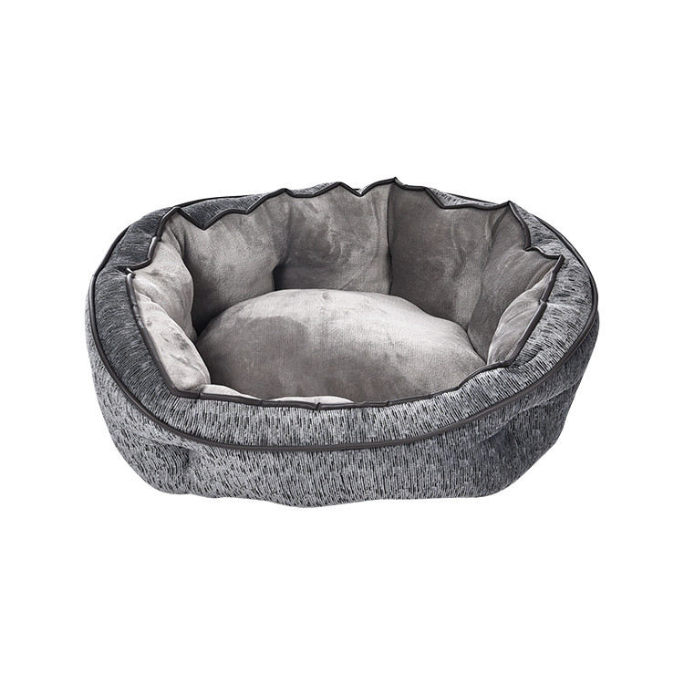 Oem Available Custom Logo Promotional Grey Dog Bed