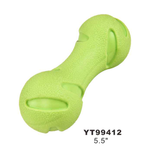 Eco-friendly Green Color Pet Play TPR Foam Dog Chew Toys