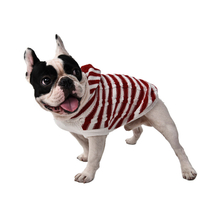 Promotional Warm Cute Pet Clothes,Stripe Dog Hoodie Sweater