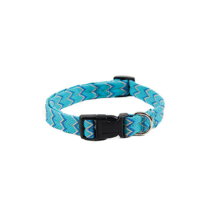 Pet Supplies Nylon Adjustabele Blue Wave Dog Collar