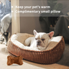 Luxury Removable Washable Cover Rectangle Dog Bed Comfortable Pet Sofa