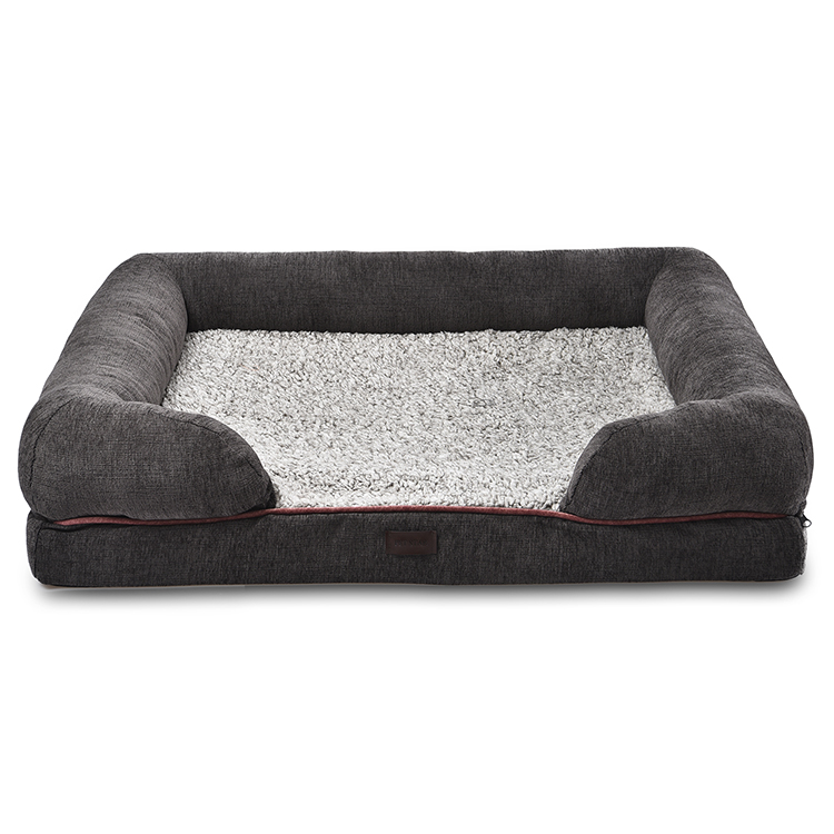 Self-heating Warming Materials Ideal Chenille Oxford Fabric Dog Bed