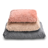 Pet Long Square High Quality Colourful Fur Care Breathable Dog Bed