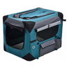 Easy Assembled Durable Foldable Extra Storage Space Dog Travel Crate with Mesh Window