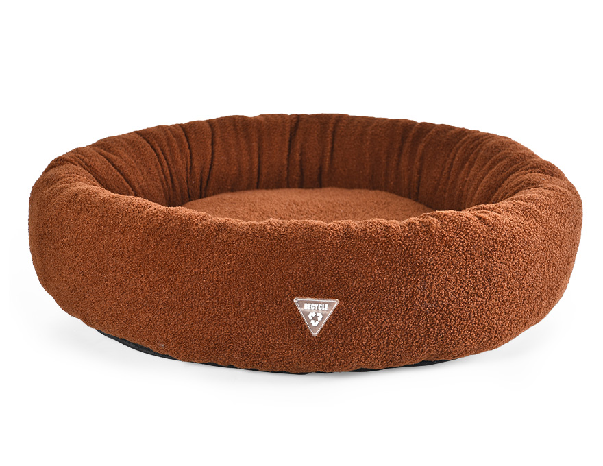 Eco Round Donut Cuddler Pet Bed