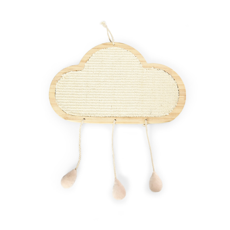High Quality Cloud Hanging Natural Scratching Recyclable Environmentally Friendly Cat Scratcher Pad