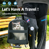 wholesale Folding Travel pet carrier bag with wheels and handle