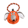 Funny Shape And Durable Thick Fabric Coating Dog Throw And Chewing Toy