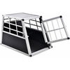 Pet Luxury Stable Silver Comfortable Easy Transport Fit Strong Dog Cage