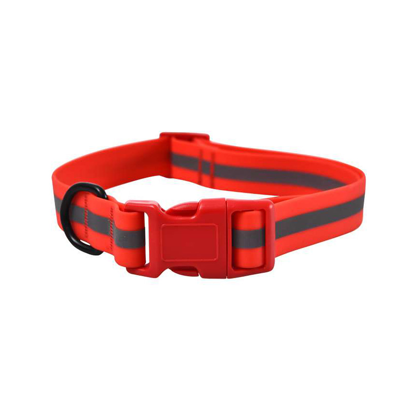 Pet PVC Protection Visible Comfortable Reflective Dog Collar