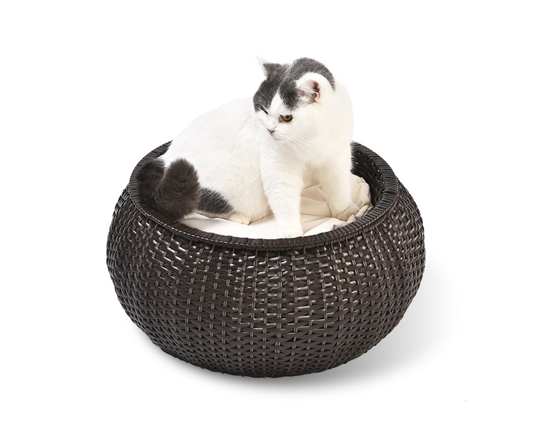 Arilicial Rattan Handcrafted Rattan Pet Bed