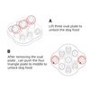 New Edition Dog Slow Feeder Aid Pets Digestion Dog Puzzle Toys Interactive Pet Toy for IQ Training