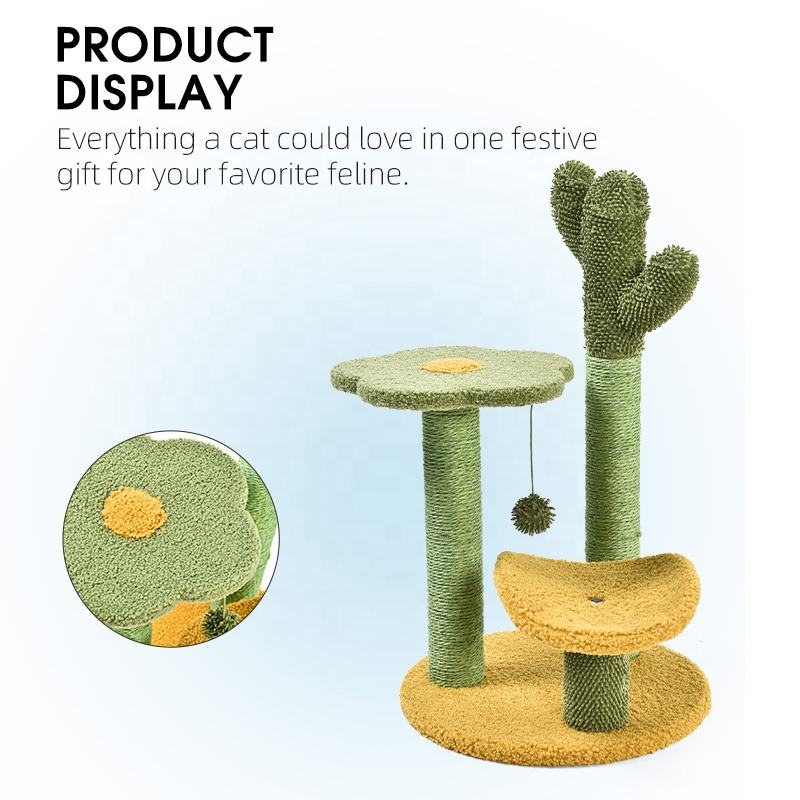 Cat Cactus Tree Scratching Post