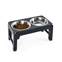 Customize Adjustable Elevated Stainless Steel Dog Food And Water Bowls