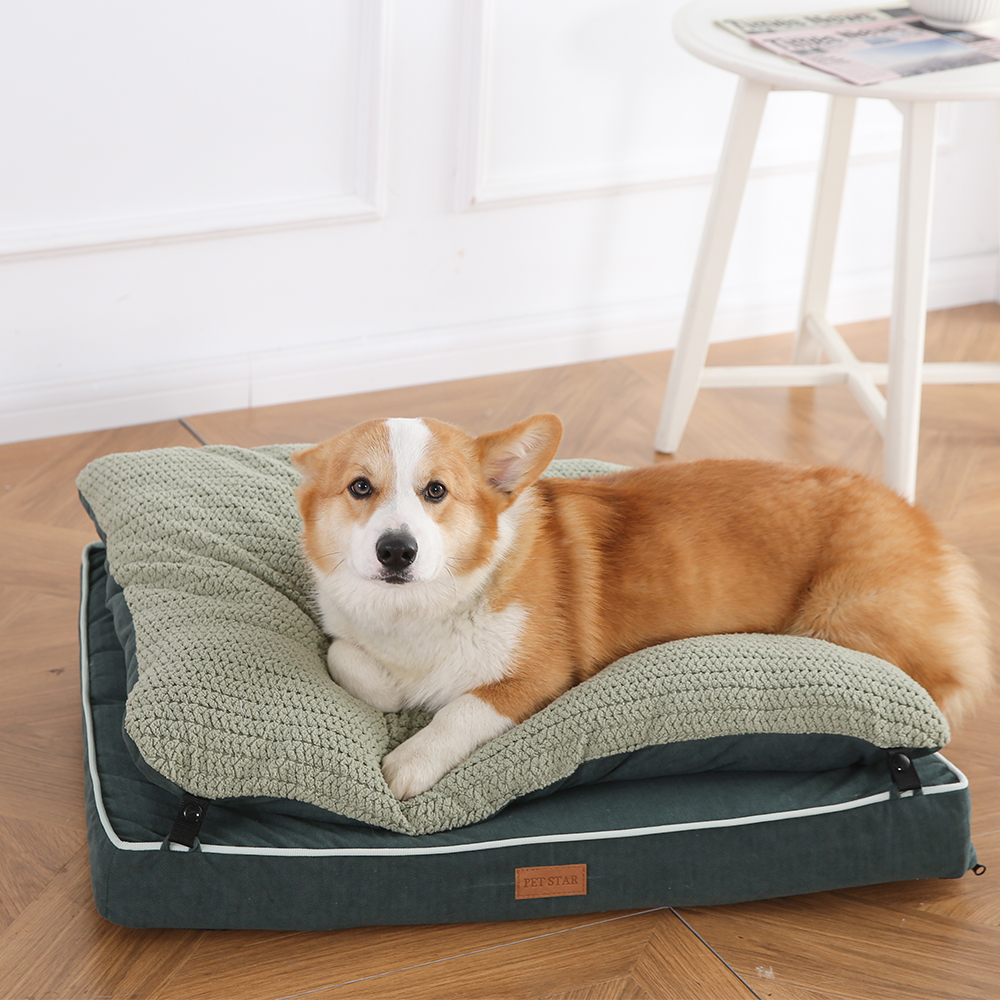 2 In 1 Large Dog Bed Cushion & Pet Matress