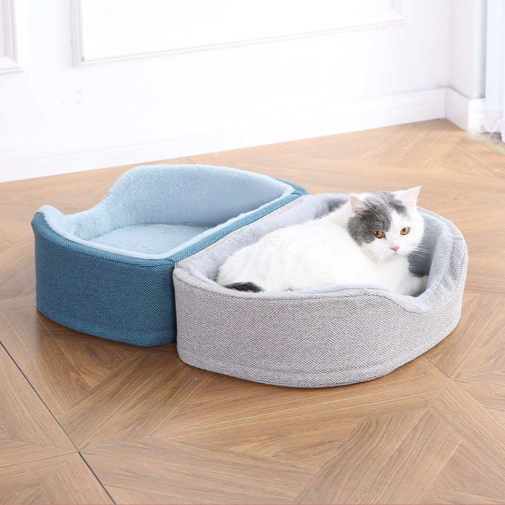 Multifunction New Design Valentine One Cave Two Bed Pet Bed