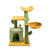 Cactus Cat Scratching Post With Condo And Playball