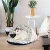 Wholesale Comfortable Warm Waterproof Pet Dog Bed Oxford Cat Slipper Cave Bed