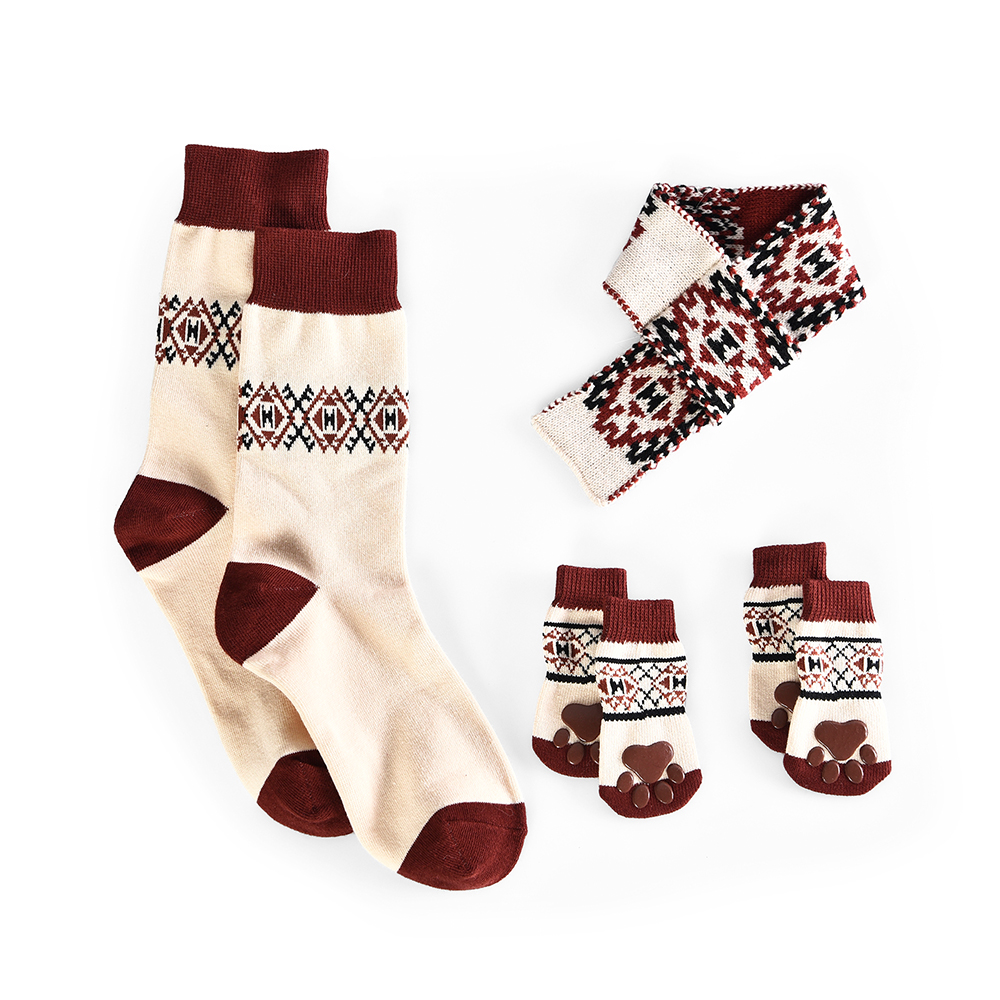 Custom Cute Human & Dog Sock Set