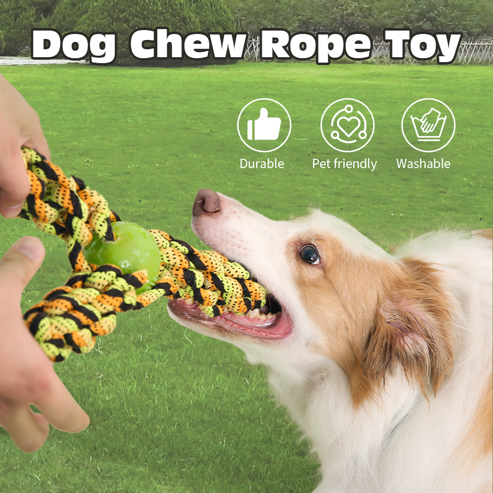 Safe And Non-toxic Cotton Fiber Dog Chew Cotton Rope Toy