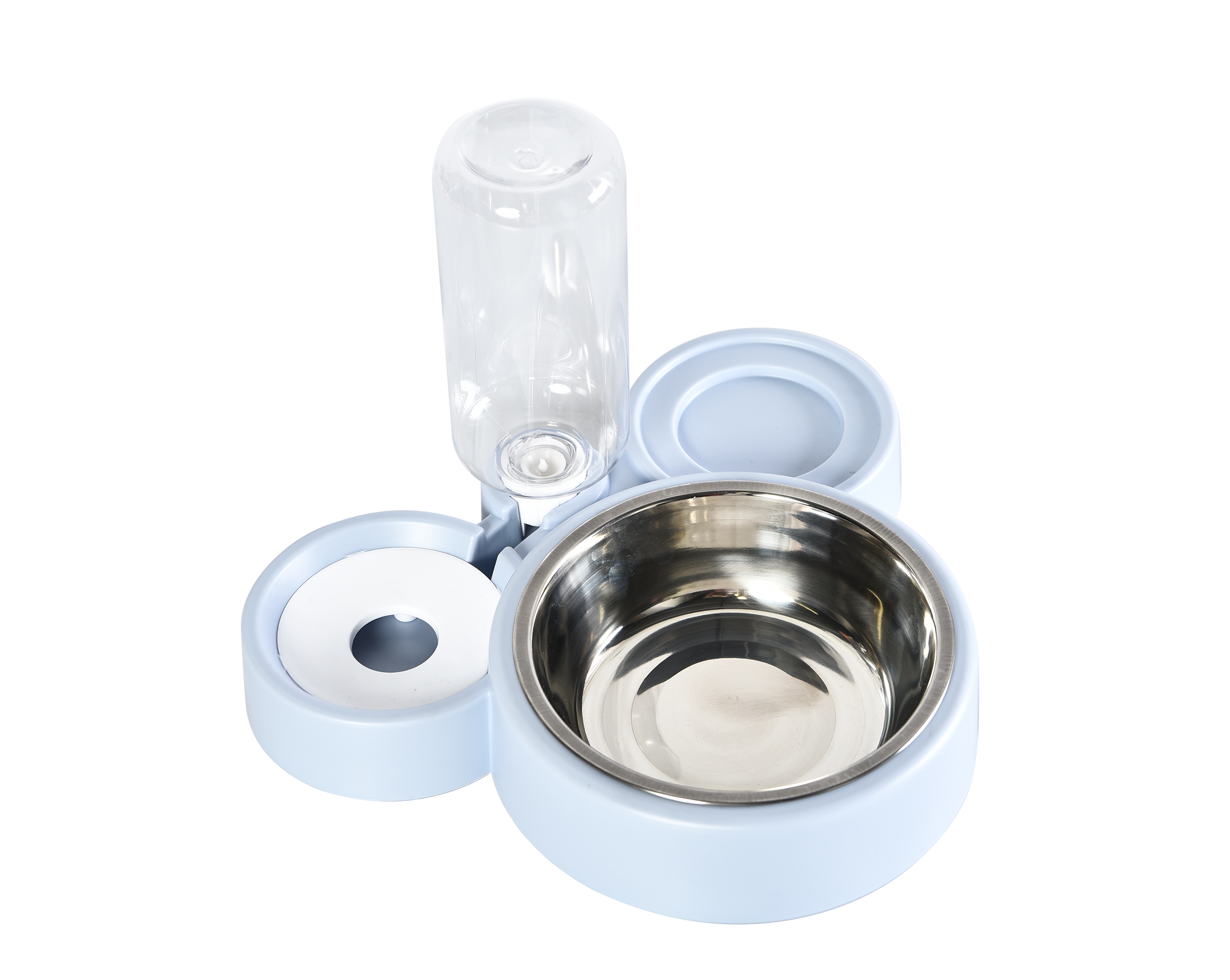 No Spill Dog Water Bowl Stainless Stell Food Bowl