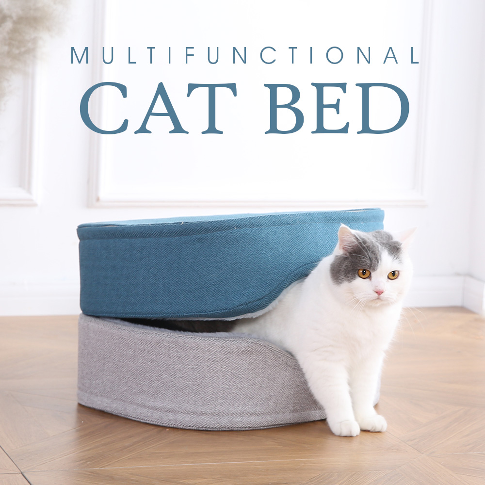 Multifunction New Design Valentine One Cave Two Bed Pet Bed