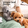 Stuffed Unique Seal Design Dog Squeak Toy