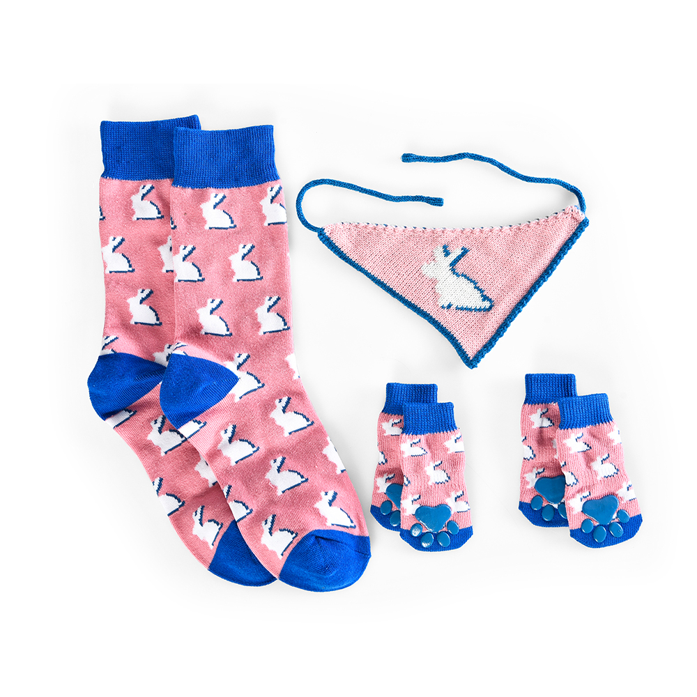 Custom Cute Human & Dog Sock Set