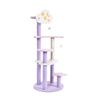 Purple Color Cloud And Moon Cat Tree