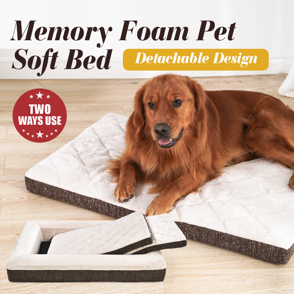 Pet Supplies Wholesaler Custom Size Memory Foam Dog Bed